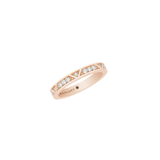 Korloff Eclat JL-JER07-PG/D alliance oro rosa 1 rango diamanti