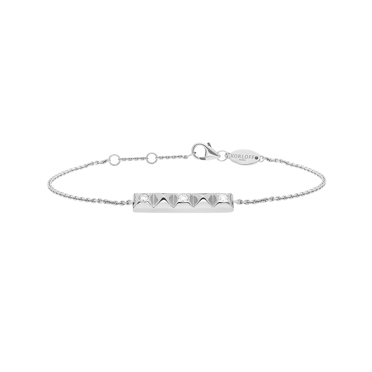 Korloff Korlove JKVB03 bracciale oro bianco diamanti