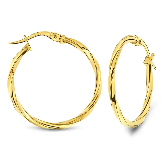 MIORE Orecchini Oro Giallo 14KT 585