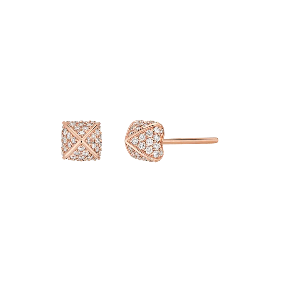 Korloff Korlove JKVE01 orecchini oro rosa diamanti