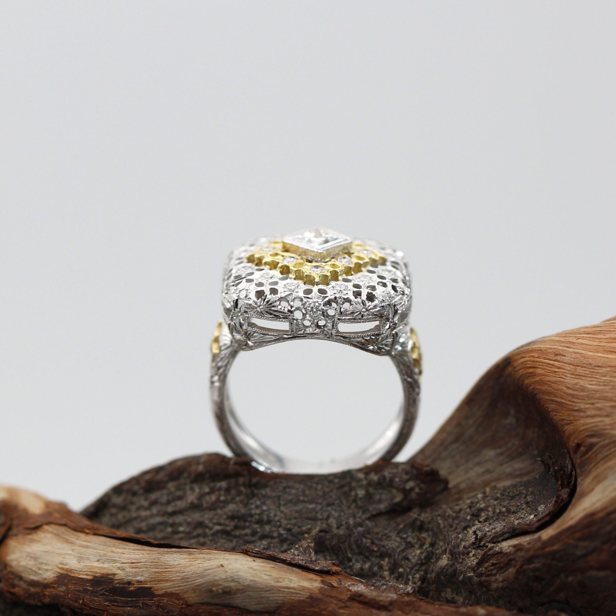Anna Gioielli Prestige anello oro bianco diamanti 0,81 ct