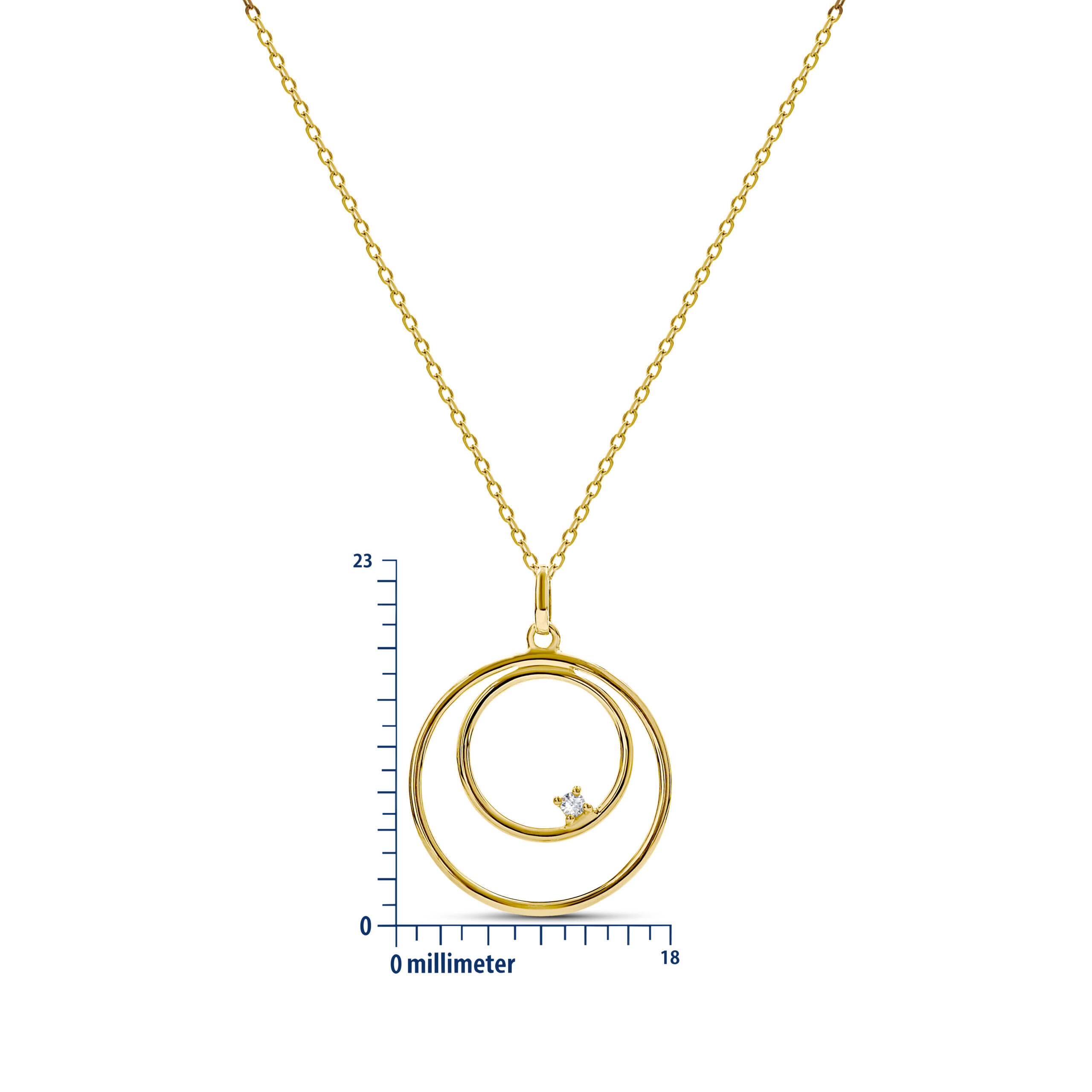 MIORE Catenina oro giallo 14KT 585 donna