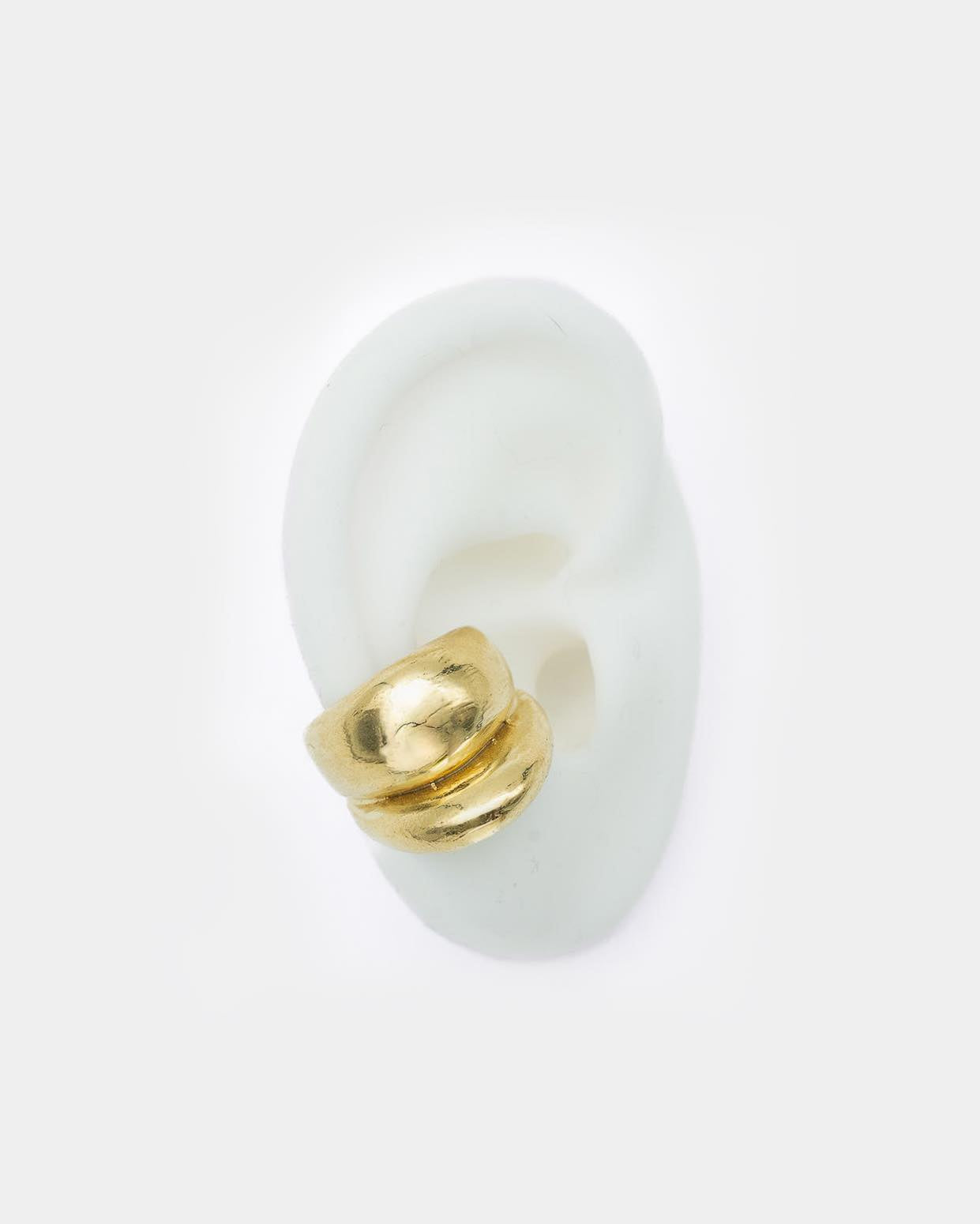 Voodoo Jewels Bold Shapes Elara Earcuff in Bronzo