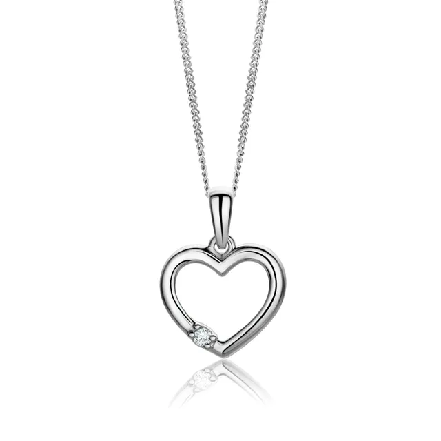 Miore Necklace Collana Oro Bianco 9Kt 375