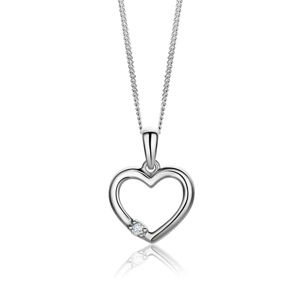 Miore Necklace Collana Oro Bianco 9Kt 375