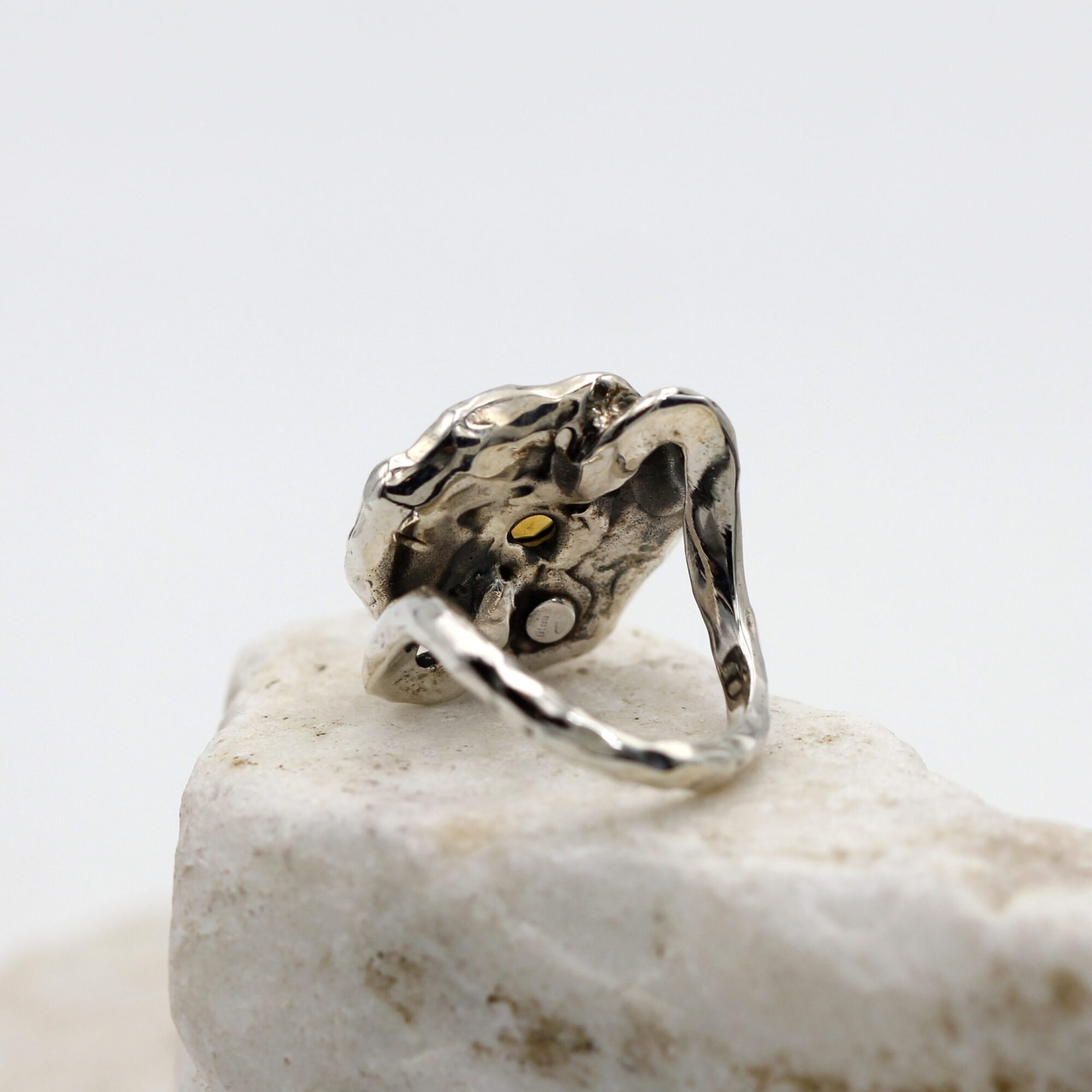 Anna Gioielli Winter Flower Anello Argento Quarzo Citrino
