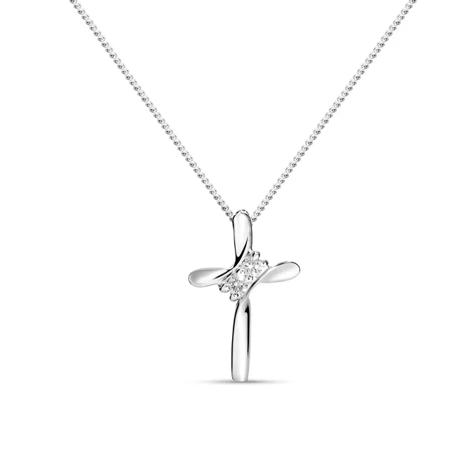 Miore Collana Oro Bianco 9Kt 375
