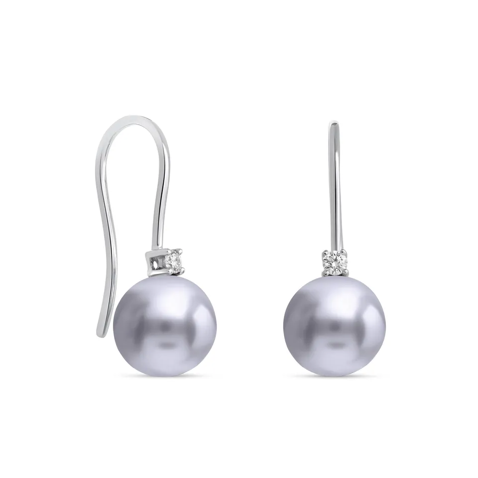 Miore Earrings Orecchini Oro Bianco 18KT Perla