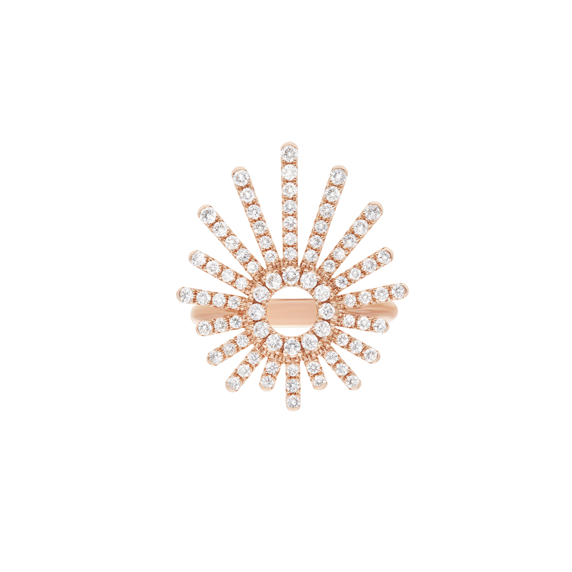 Korloff Divine Fougue JL-JDFR01 anello oro rosa diamanti