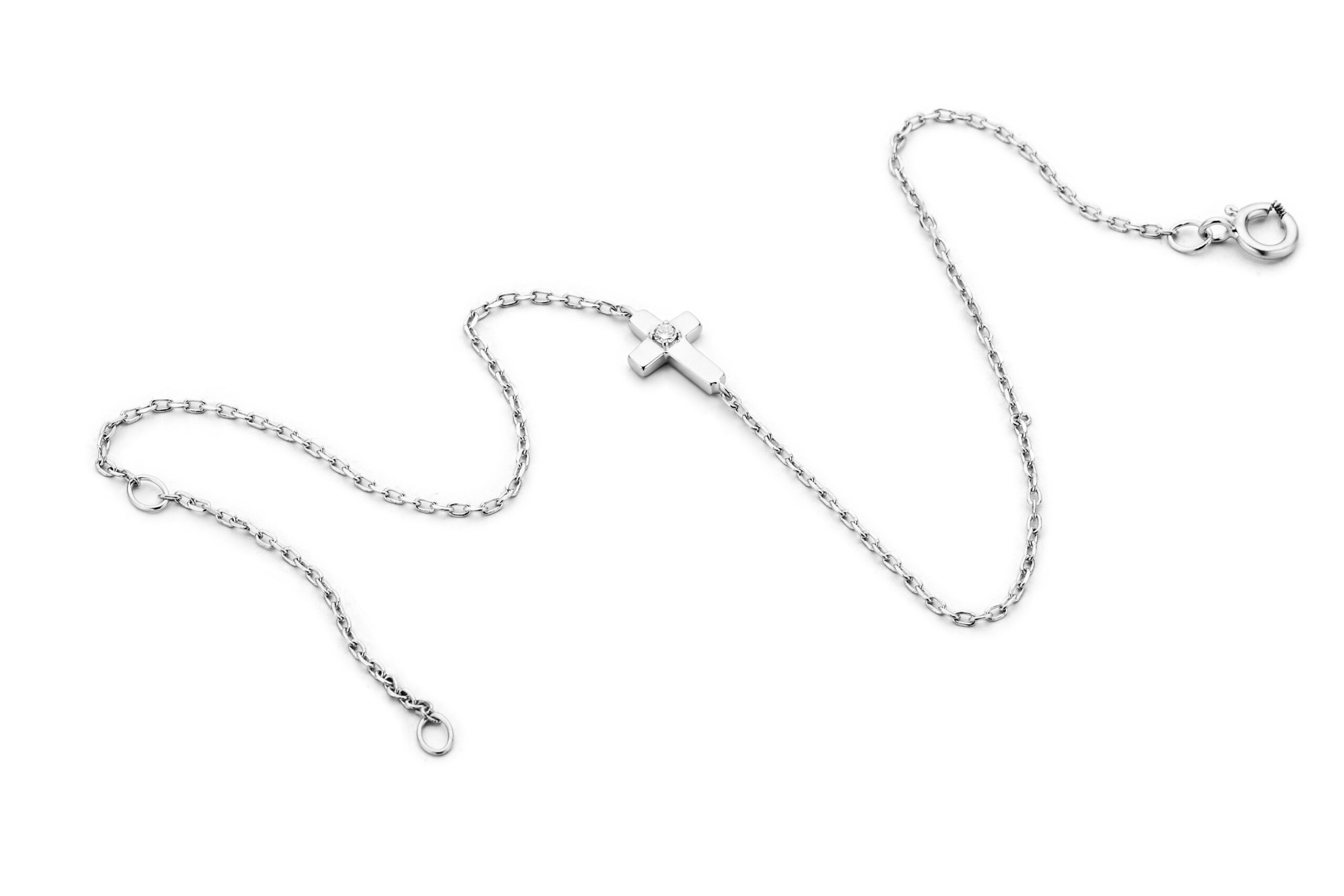 Miore Bracelet Bracciale Oro Bianco 9 Kt 375