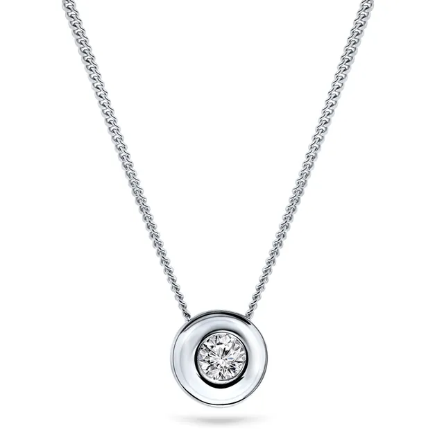 Miore Collana Oro Bianco 14Kt 585