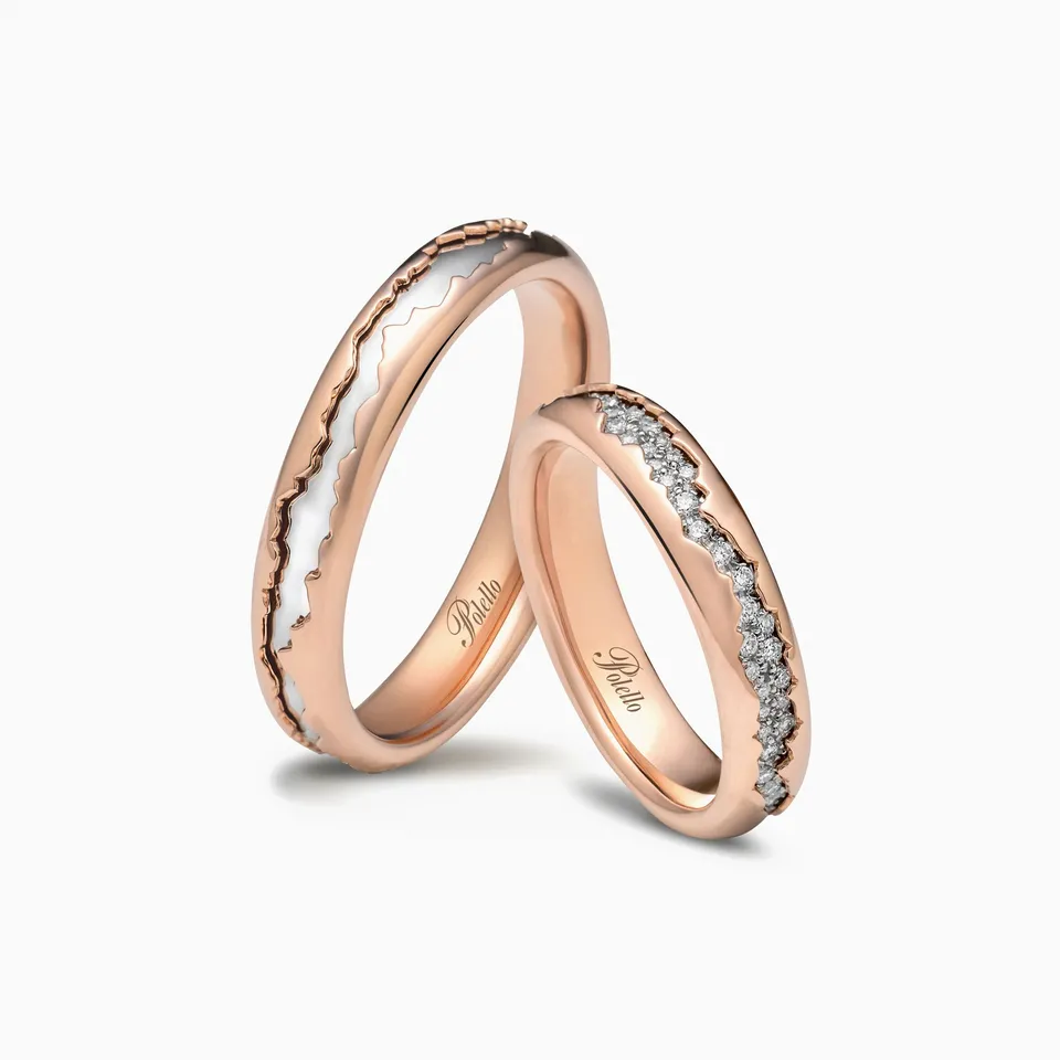 Polello Si Lo Voglio Fedi Oro Rosa Platino Diamanti