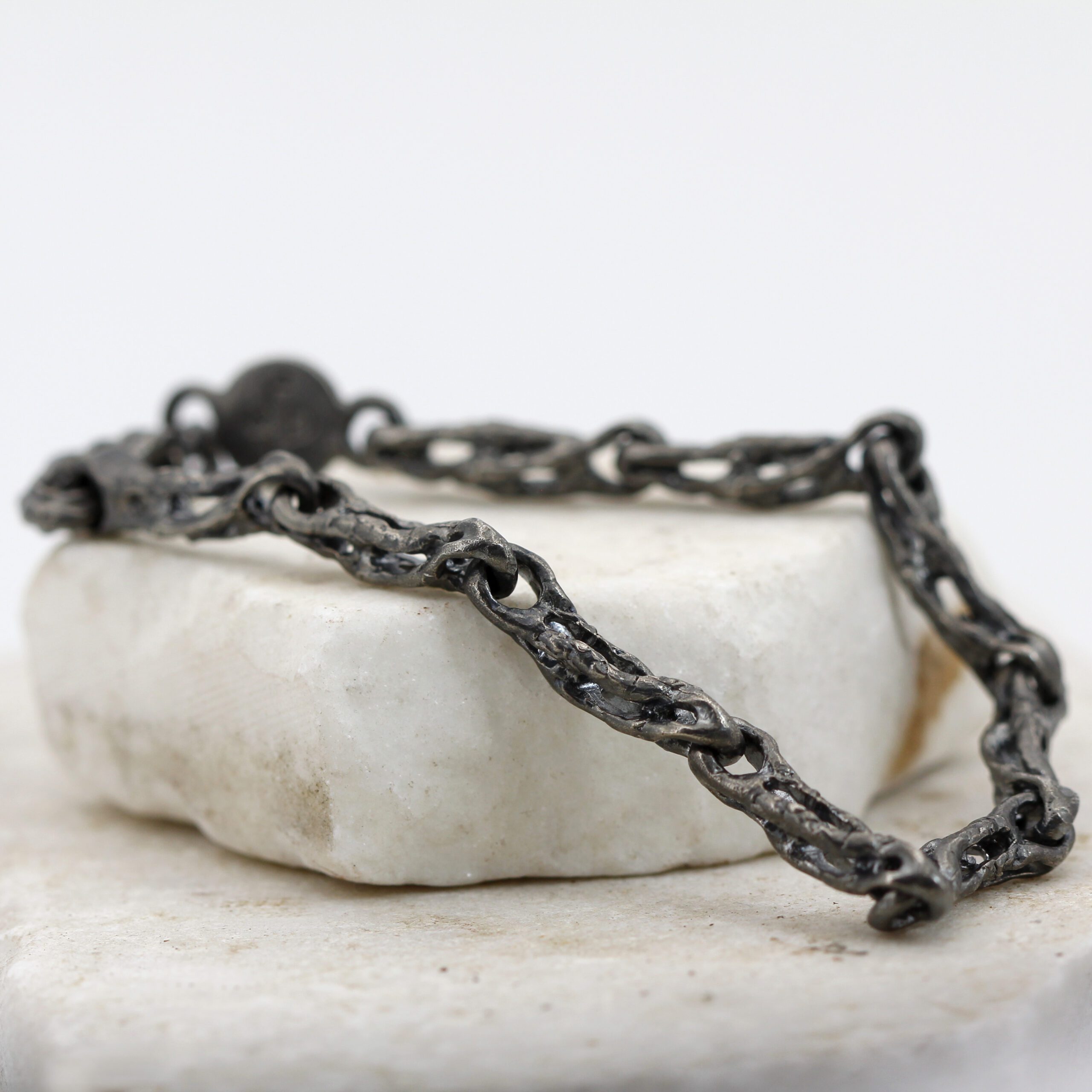 Anna Gioielli Marte Bracciale Argento Semirigido 22 cm Brunito