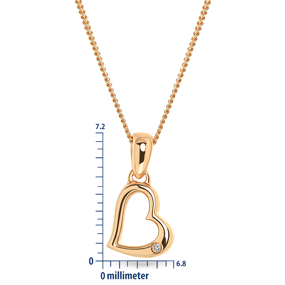Miore collana oro rosa 9kt 375