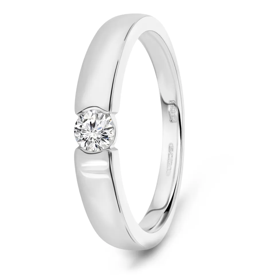 Miore Ring anello oro bianco 14kt 585