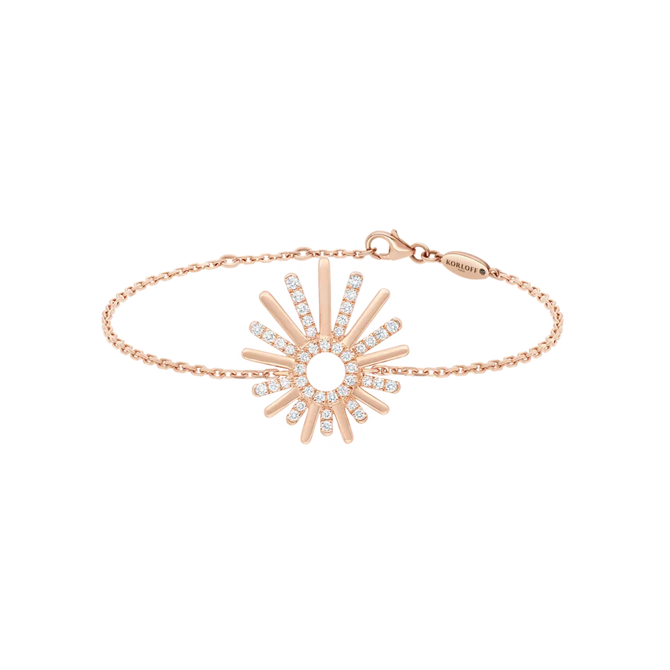 Korloff Divine Fougue JL-JDFB07 Bracciale Oro Rosa Diamanti