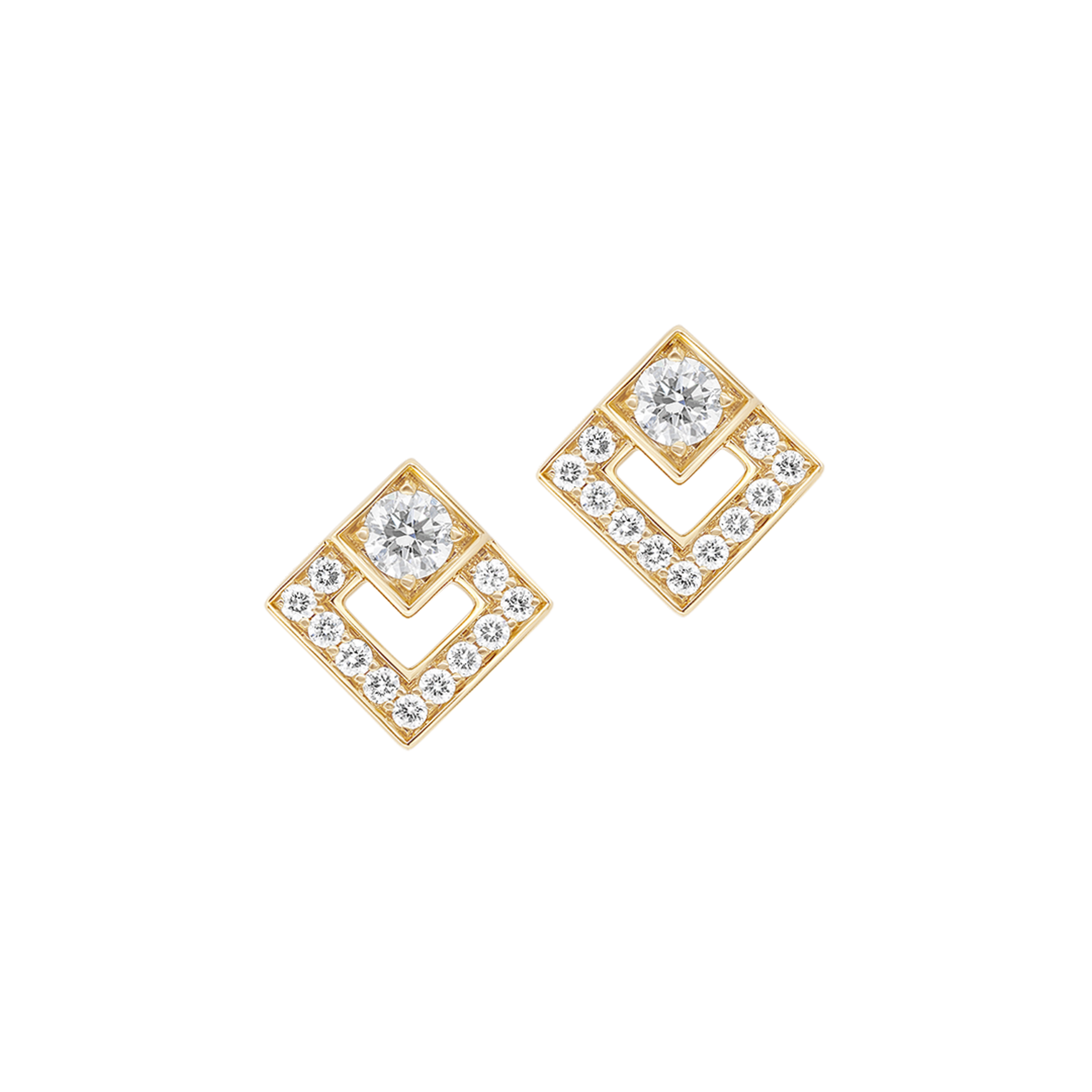 Korloff Eclat JEE01 orecchini oro giallo diamanti