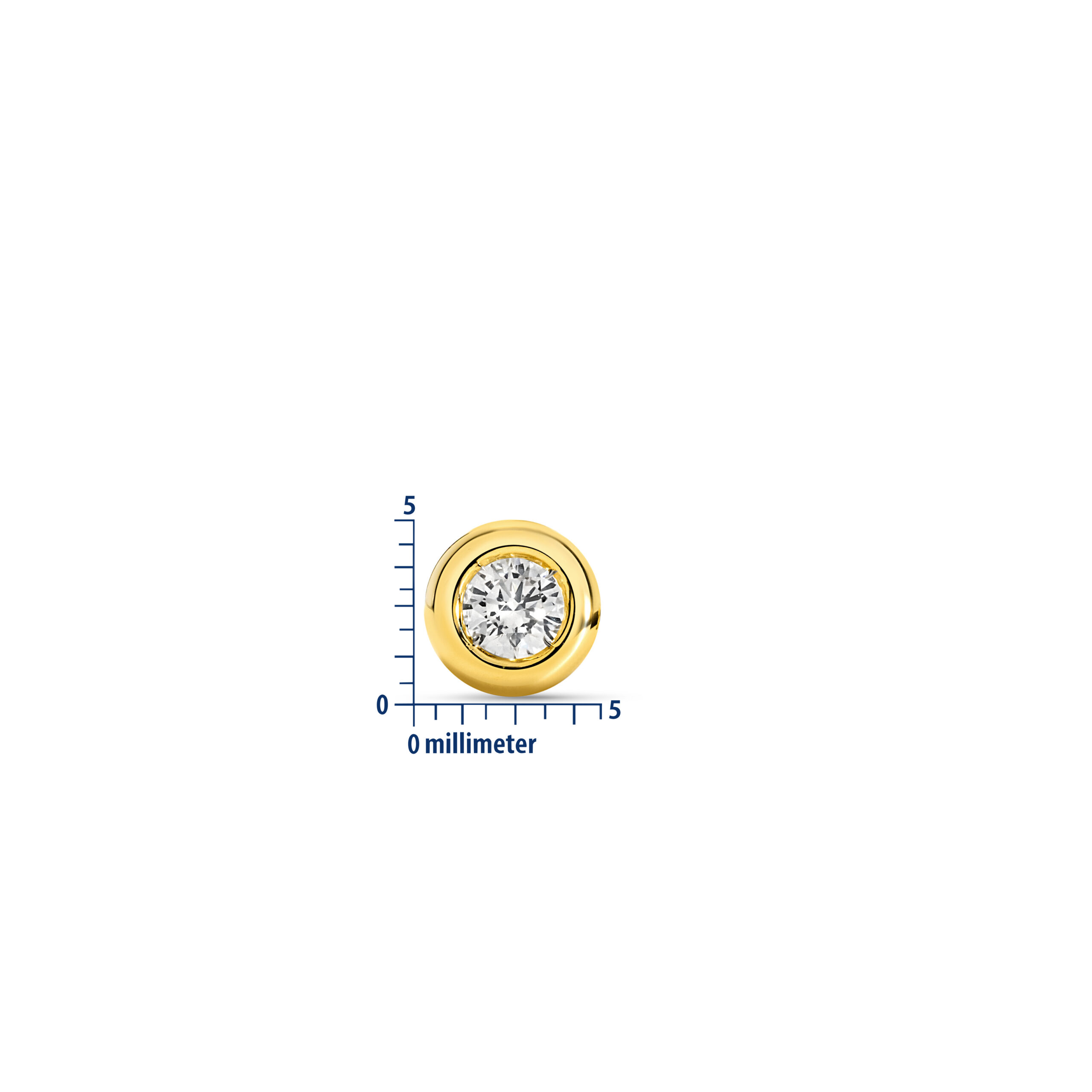 Miore Orecchini Oro Giallo 14Kt 585 Donna
