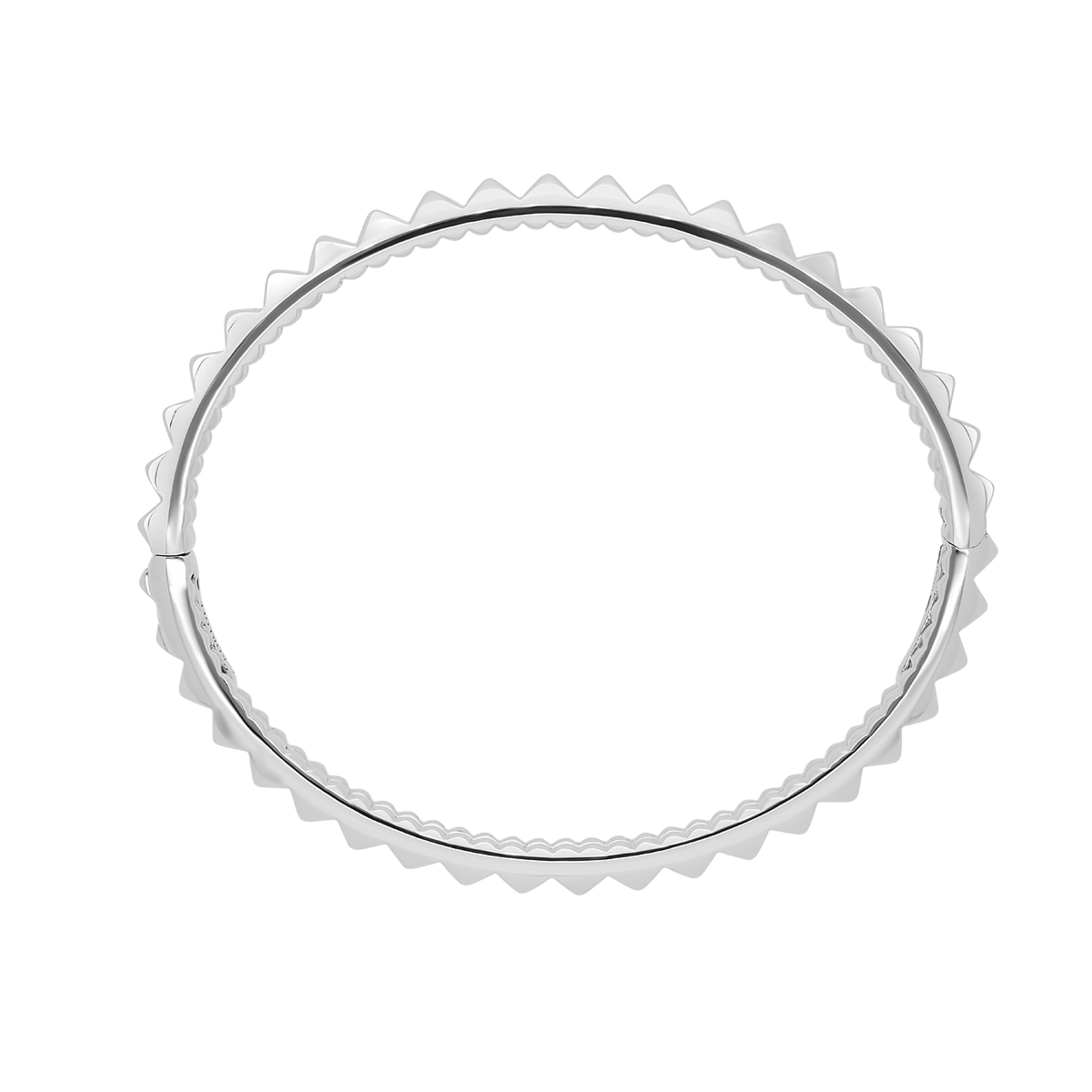 Korloff Korlove Bracciale Jonc Cuore Pavé oro bianco