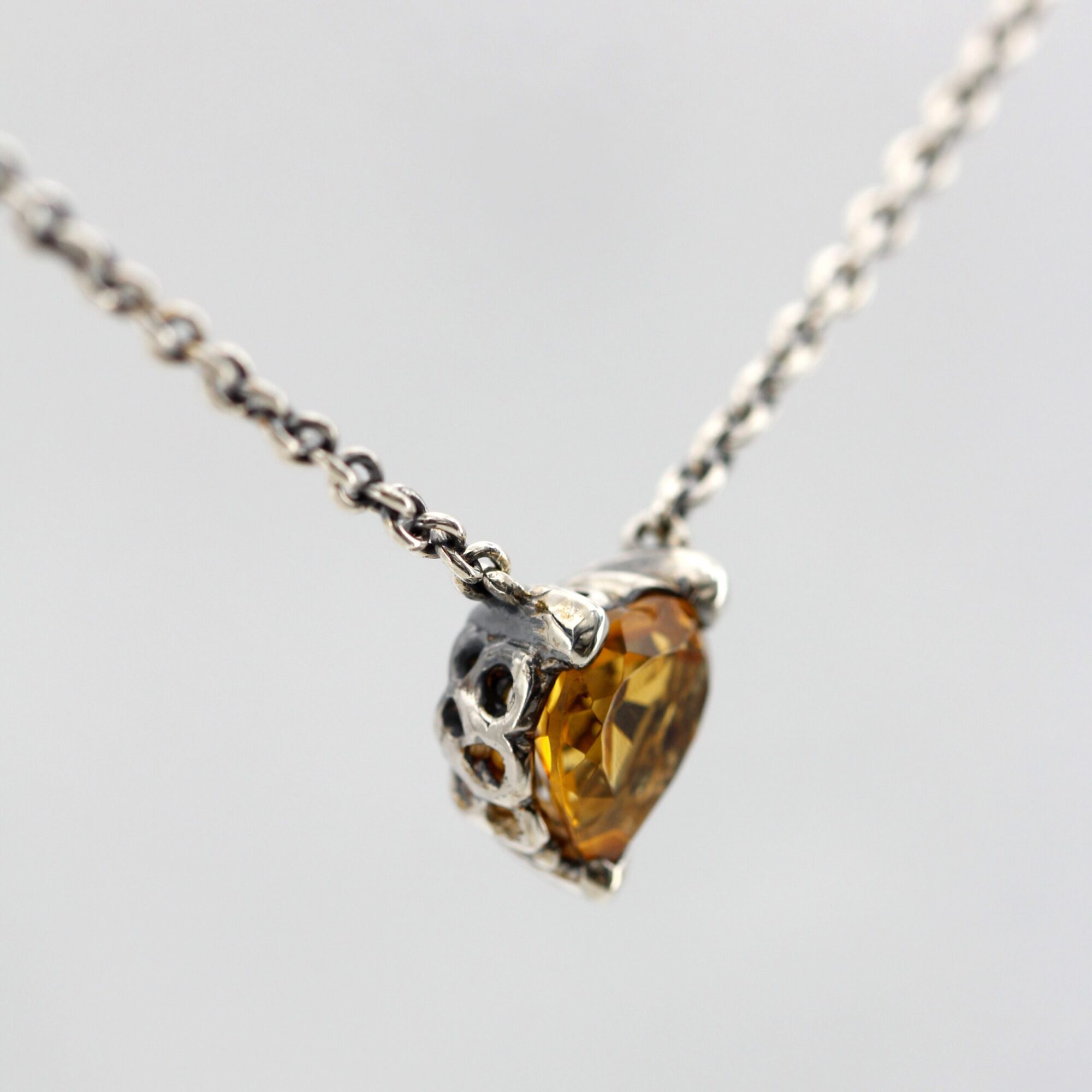 Anna Gioielli Collezione Marte pendente argento quarzo Madera cuore