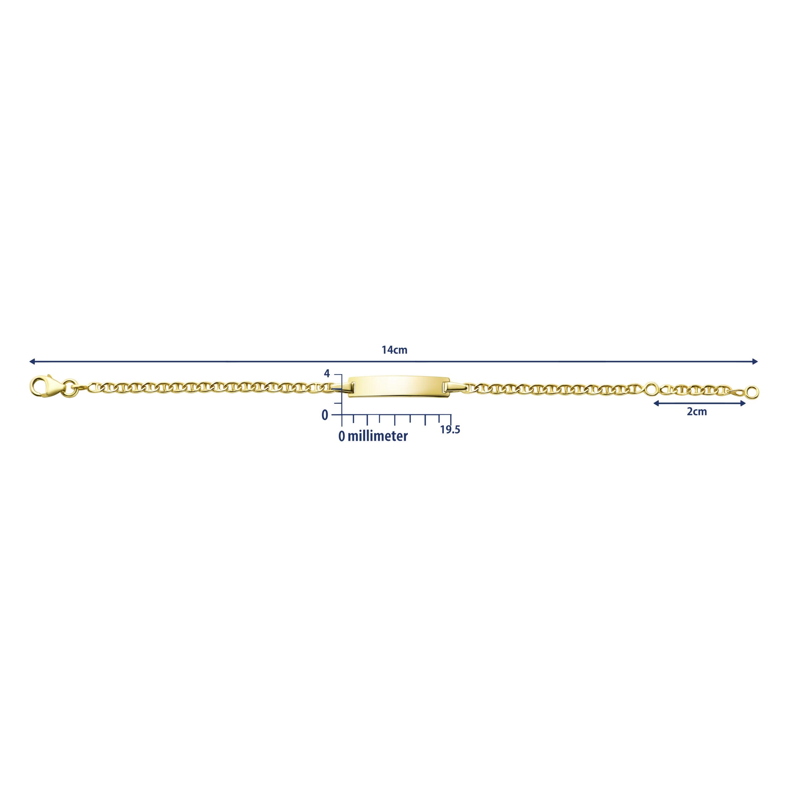 MIORE bracciale oro giallo 9kt 375 donna