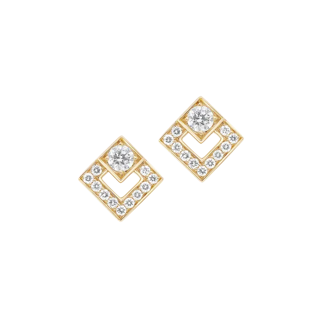 Korloff Eclat JEE01 orecchini oro giallo diamanti