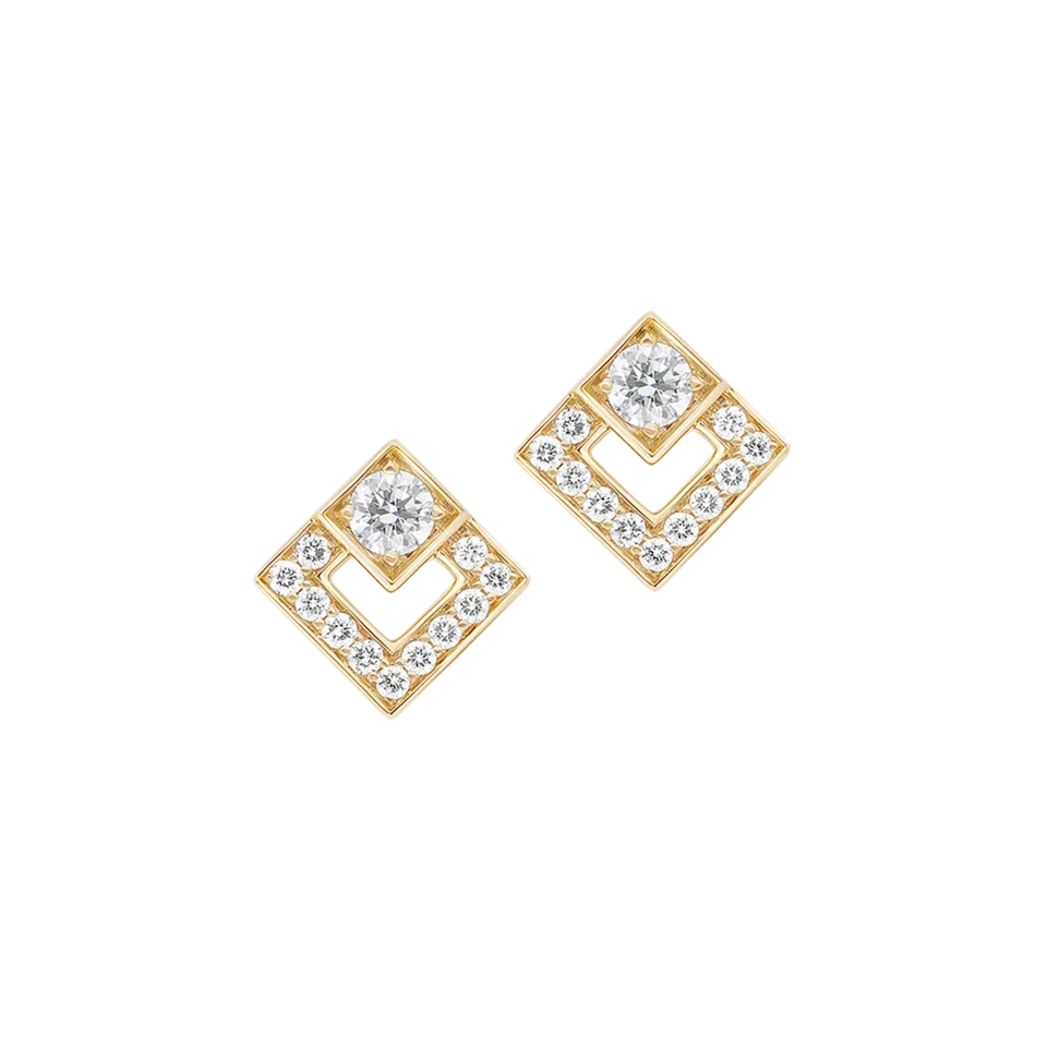 Korloff Eclat JEE01 orecchini oro giallo diamanti