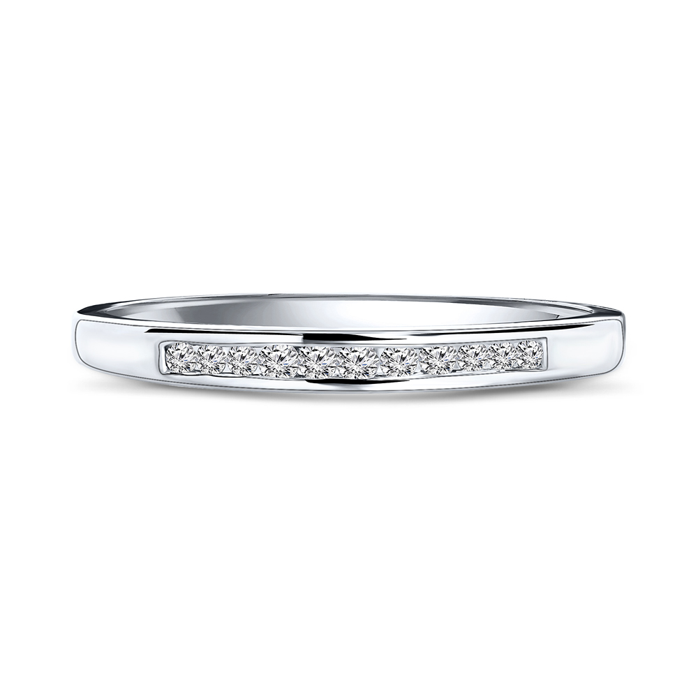 Miore Ring Anello Oro Bianco 585 14KT Donna