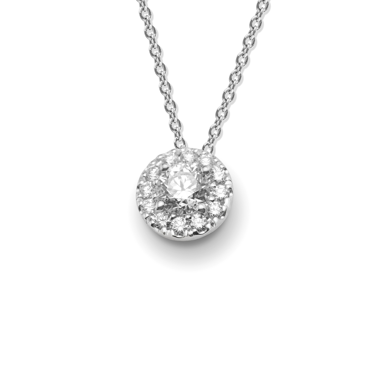 Polello 2025 Girocollo Platino Diamanti Brillante