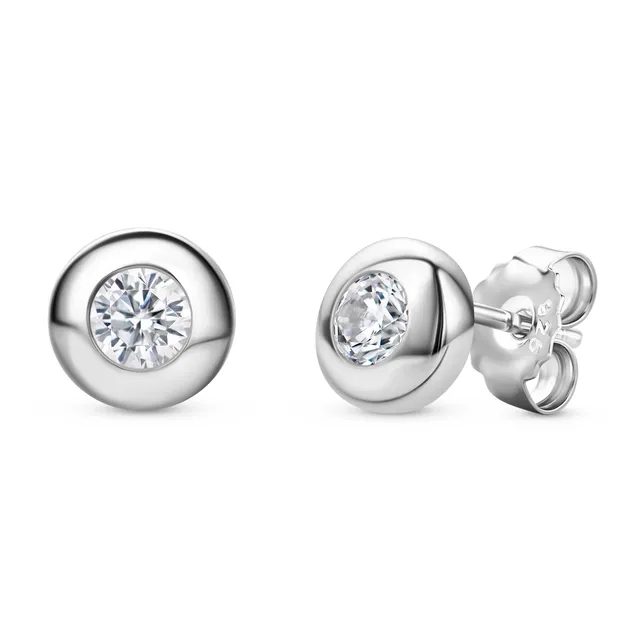 Miore Orecchini Argento 925 Zirconia Cubica