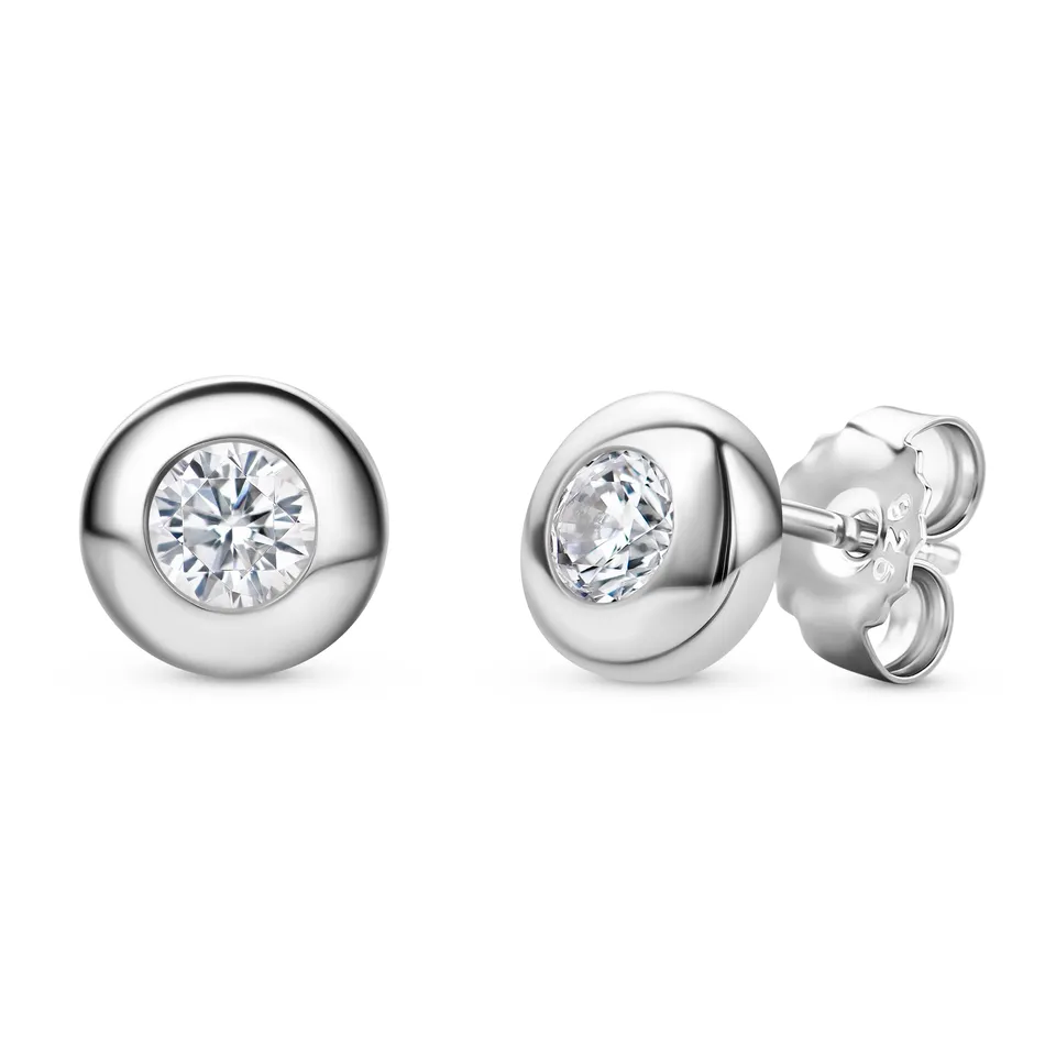 Miore Orecchini Argento 925 Zirconia Cubica