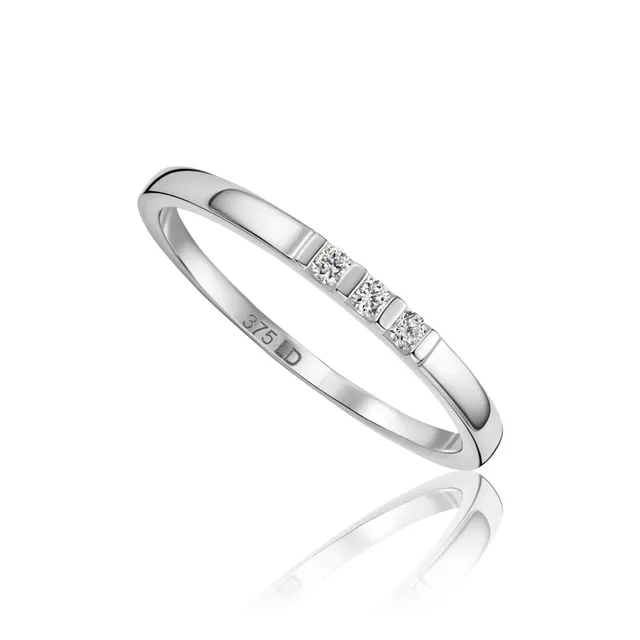 MIORE Anello oro bianco 9kt 375