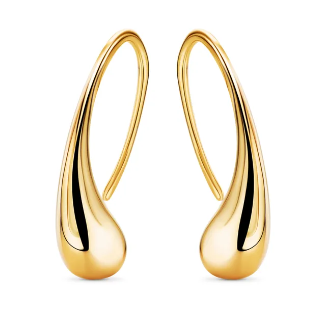 MIORE orecchini argento 925 placcato oro giallo