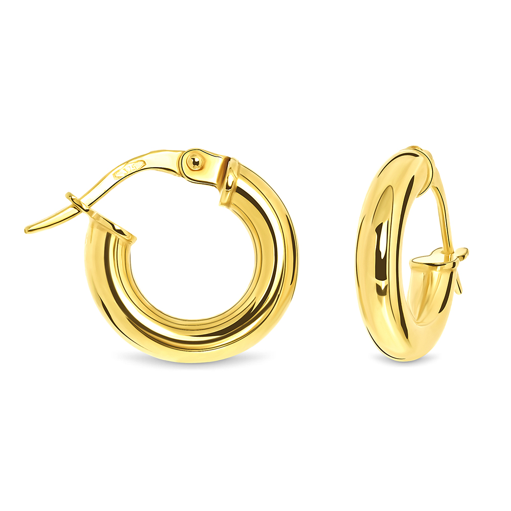Miore Earrings Orecchini Oro Giallo 9KT Semplici