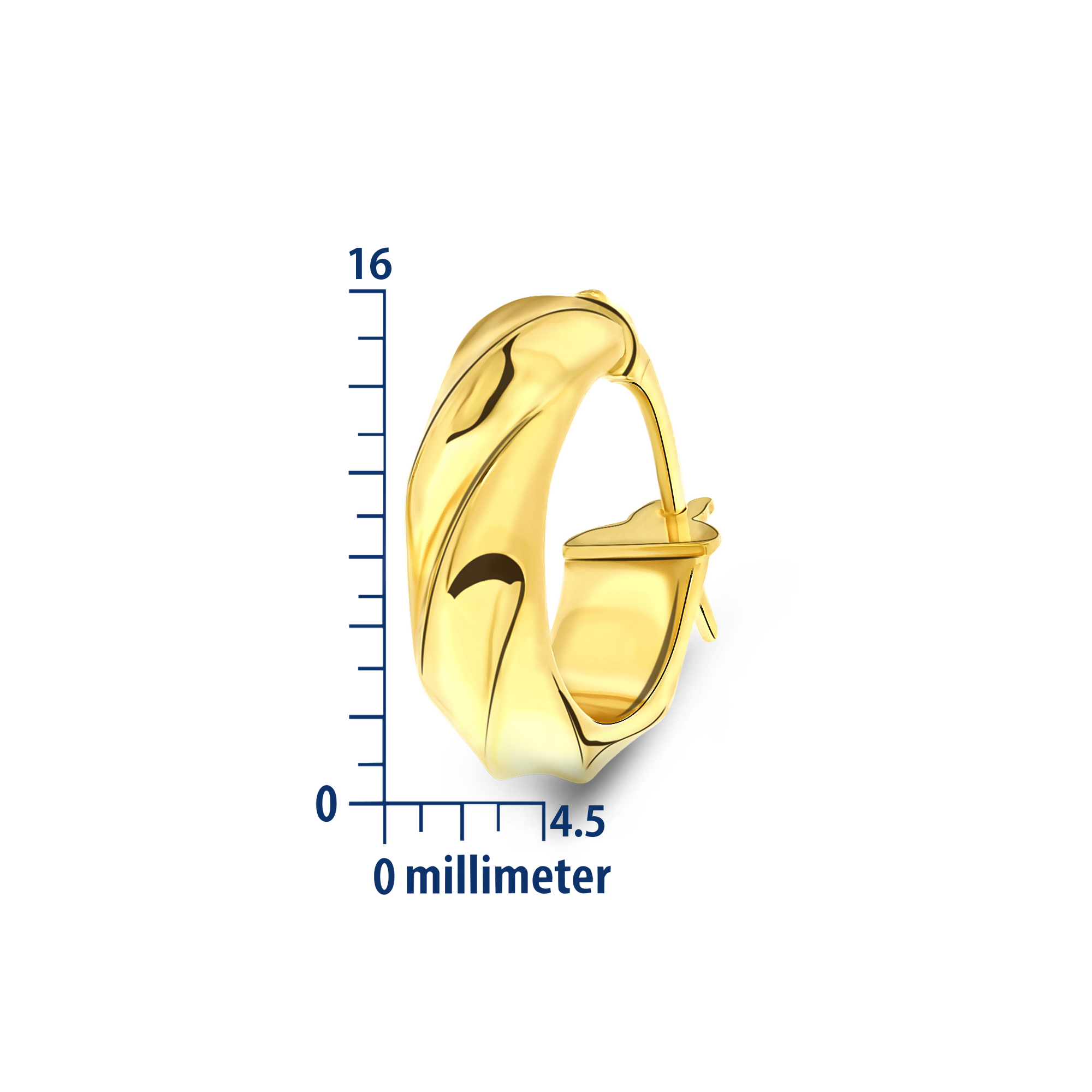 Miore Orecchini Oro Giallo 9Kt Classici