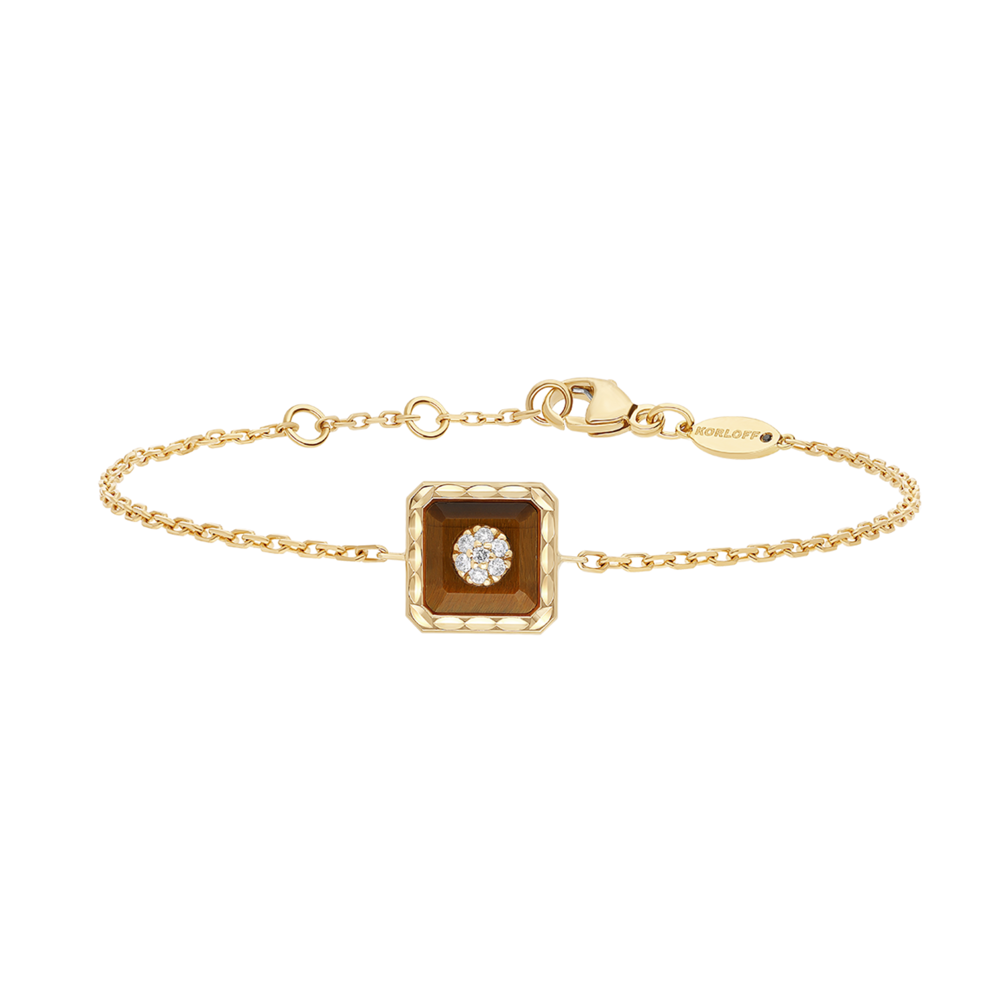 Korloff Je Play JL-JJPB01 bracciale oro giallo diamanti tigre