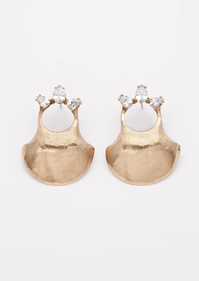Voodoo Jewels Bold Shapes Atunis orecchini bronzo pietre