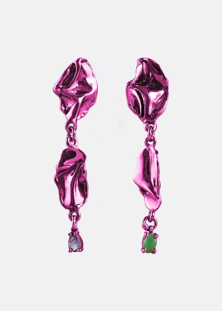 Voodoo Jewels Mini Color Acapulco orecchini bronzo viola