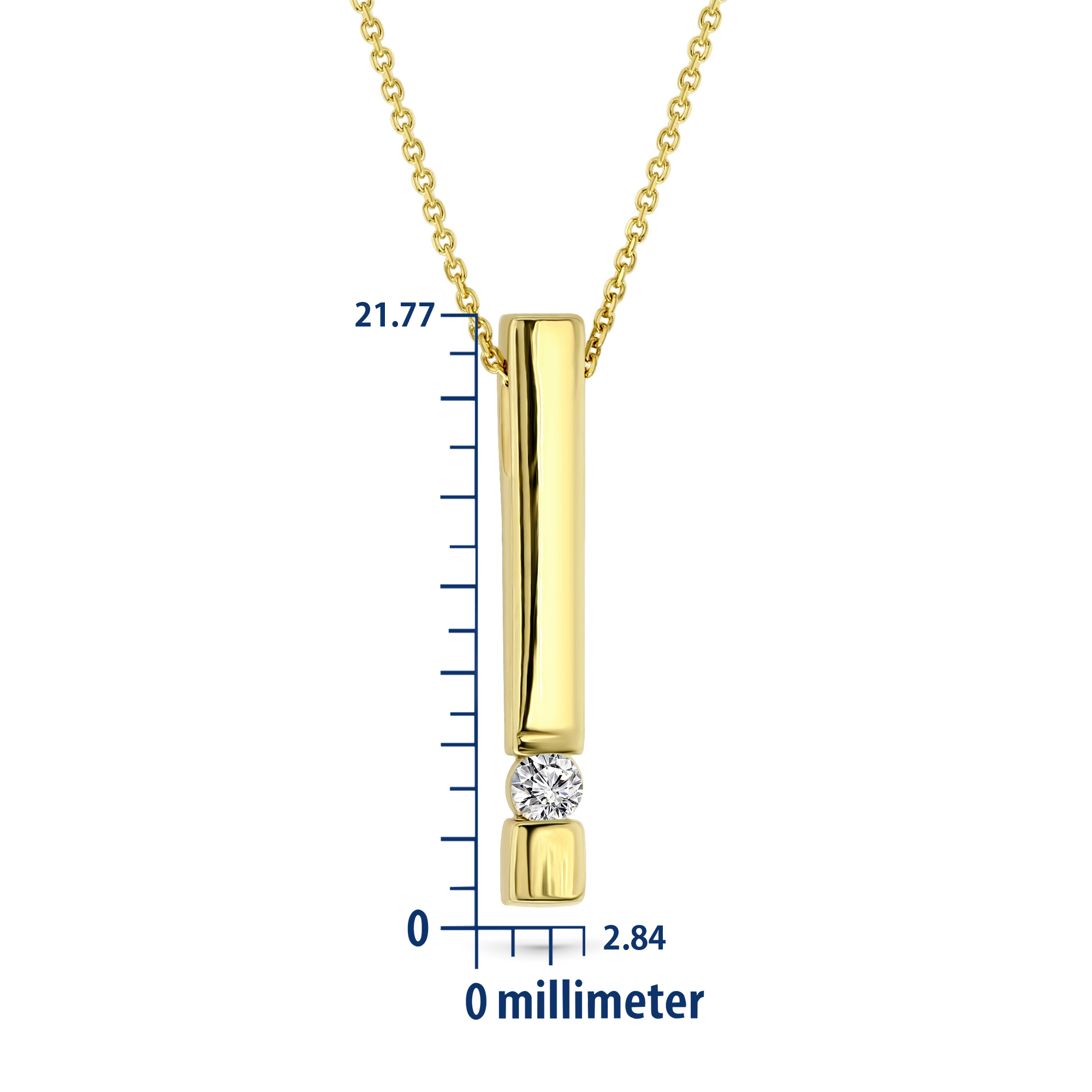 Miore Necklace collana oro giallo 9kt classica