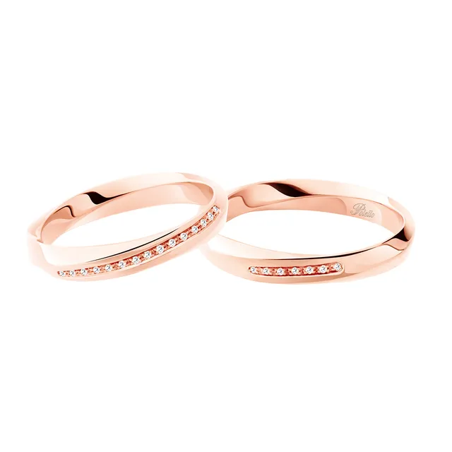 Polello Luce Fedi Luce d'Amore oro diamanti