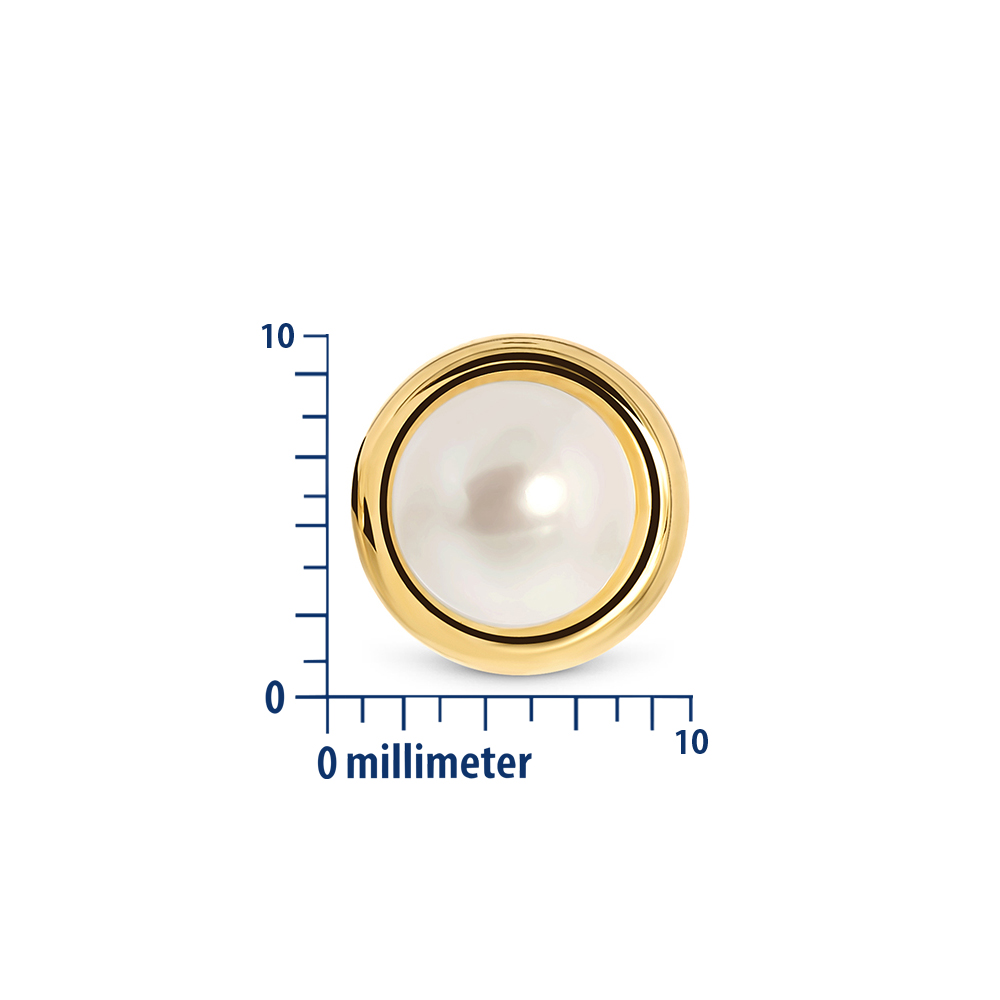 Miore Earrings orecchini oro giallo 375 perla dolce