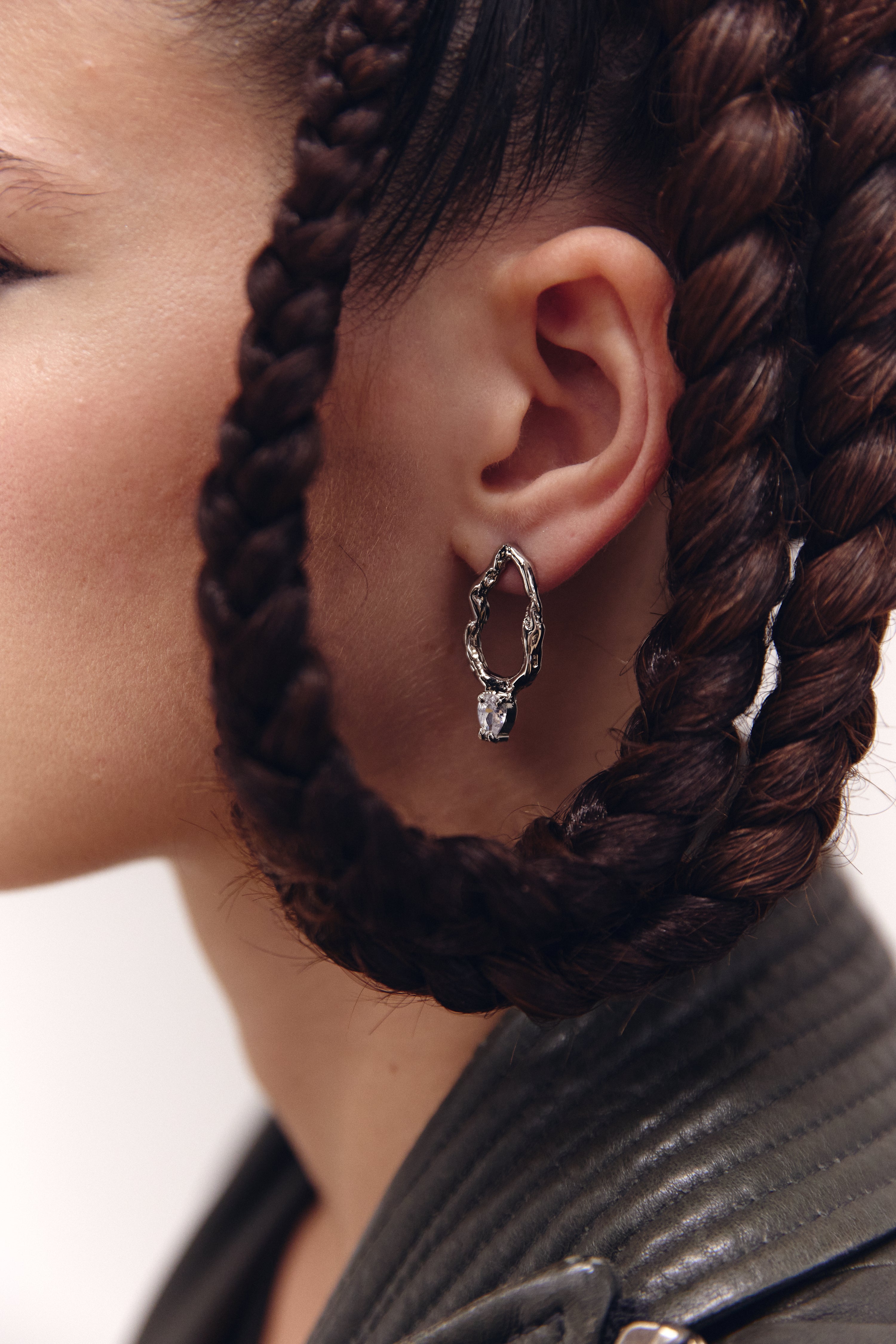 Voodoo Jewels Mini Voodoo Mini Branch orecchini bronzo argento
