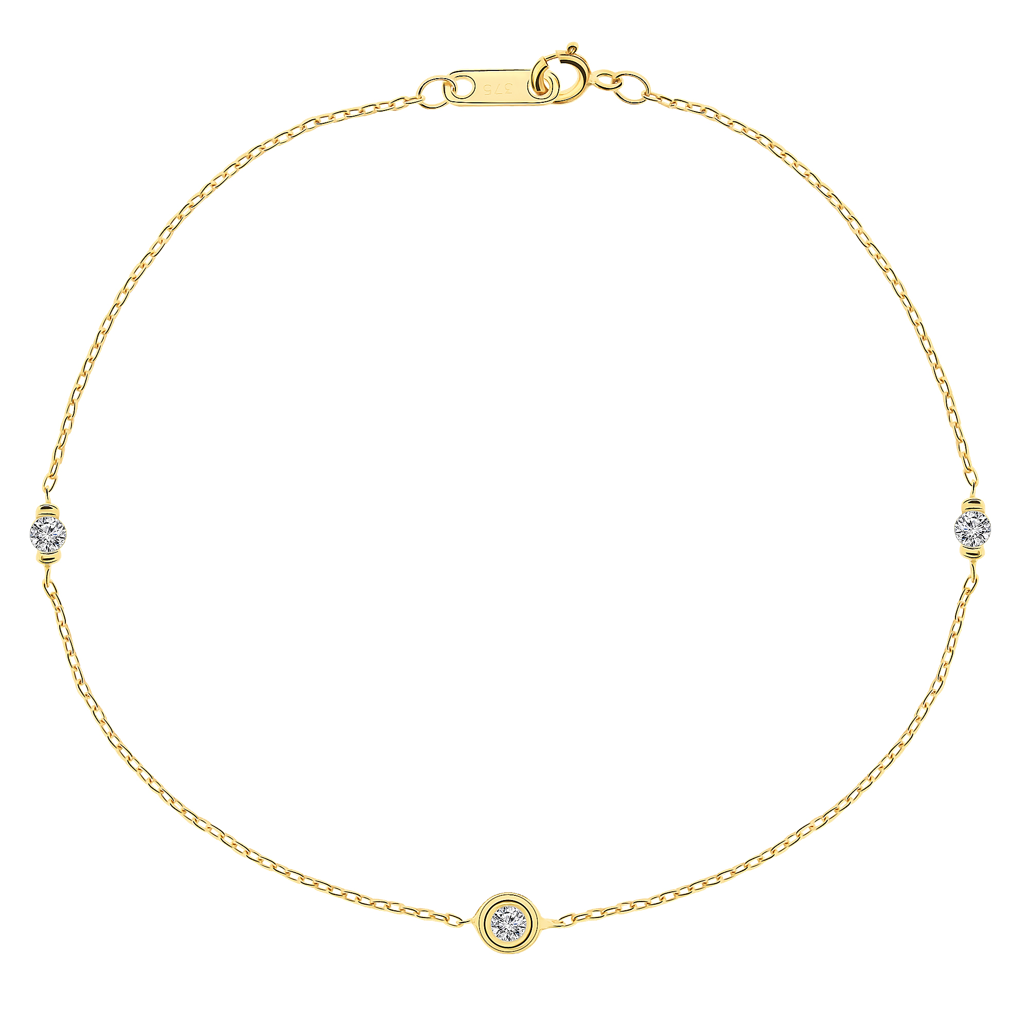 Miore Bracciale Oro Giallo 9Kt 375