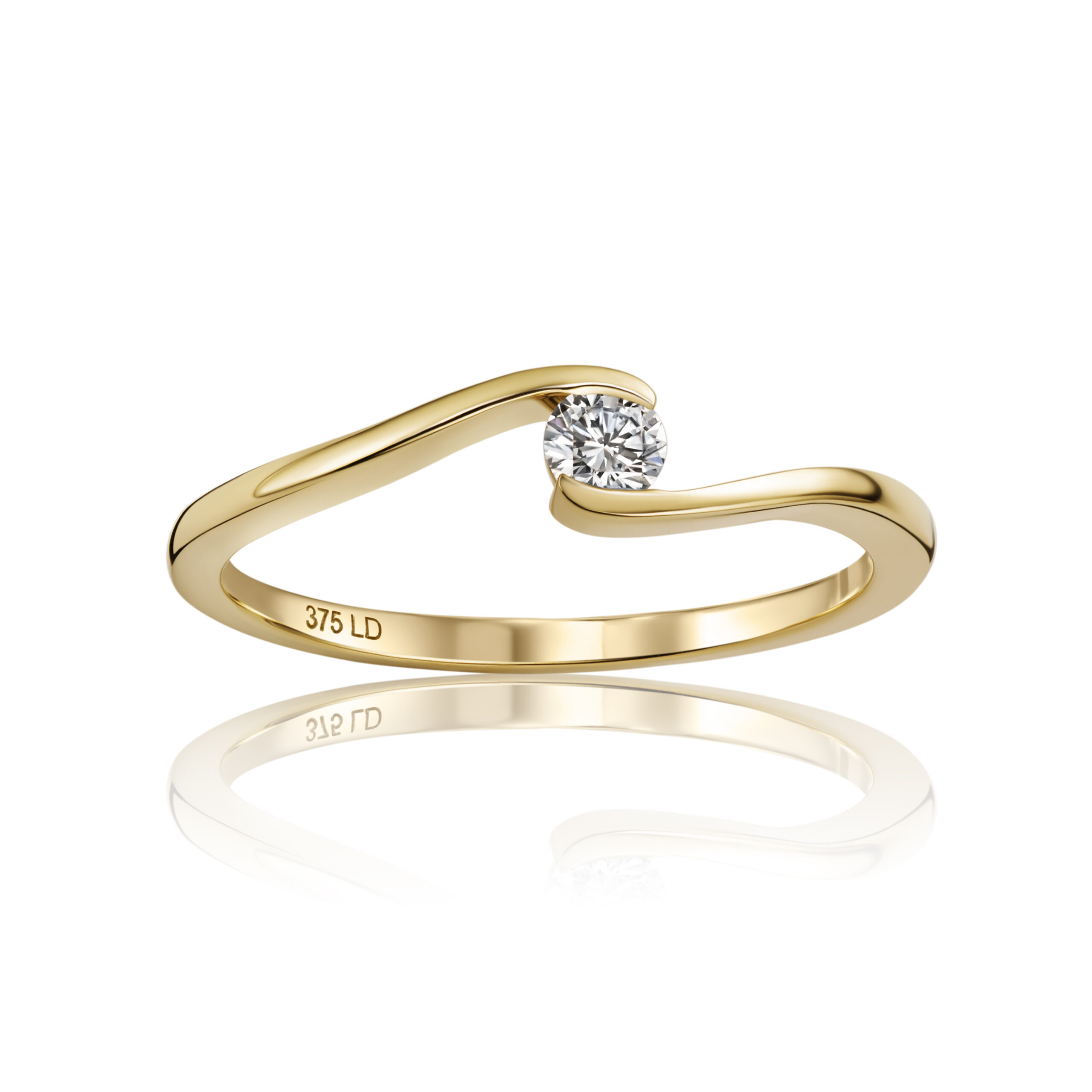 Miore Anello oro giallo 9kt classico