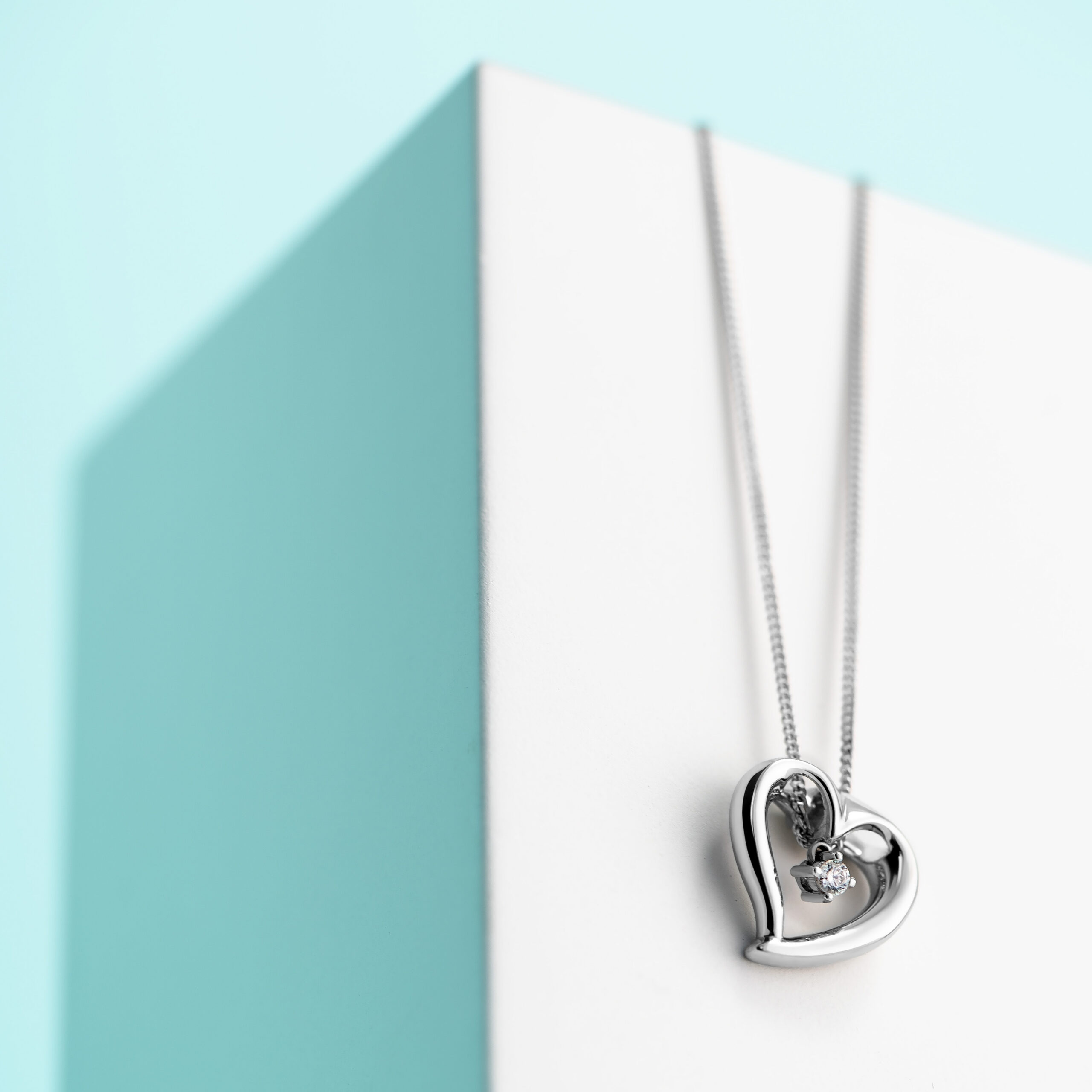 Miore Necklace Collana Oro Bianco 9Kt 375