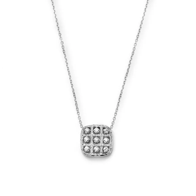 Noi Gioielli Firenze 1873 Ornato ciondolo oro bianco diamanti