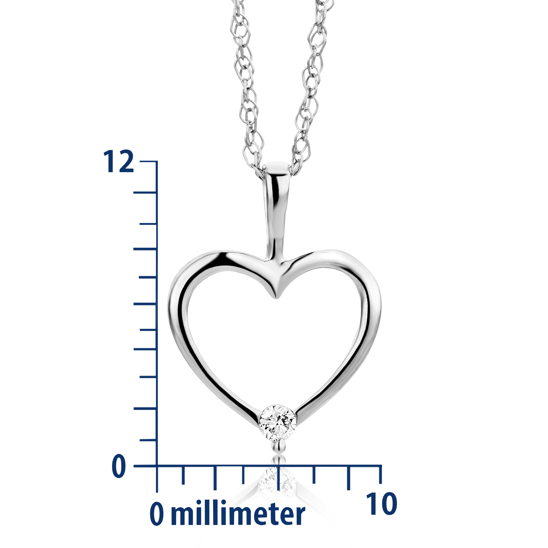 Miore Necklace Collana oro bianco 9kt catena