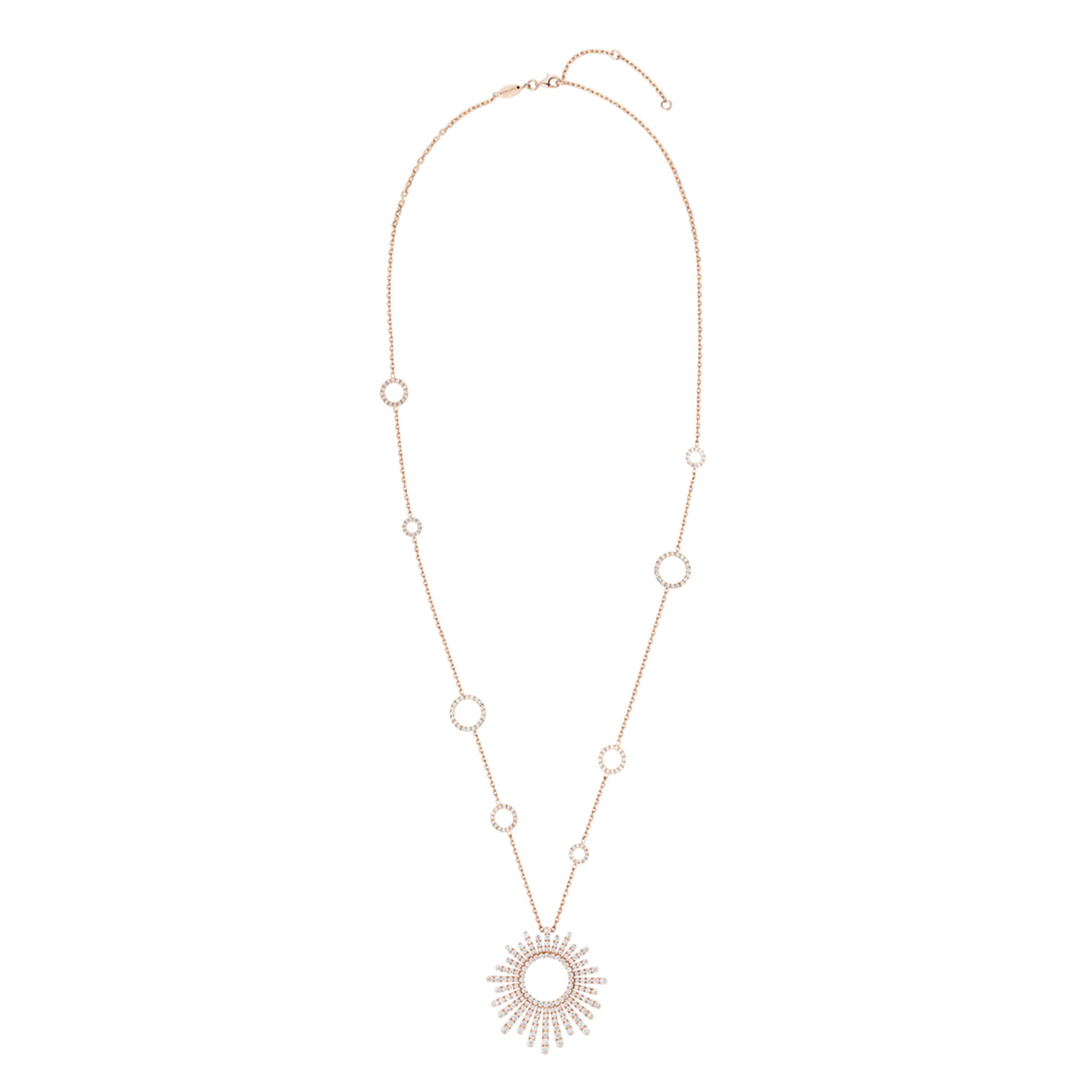 Korloff Divine Fougue JDFP03 sautoir oro rosa diamanti