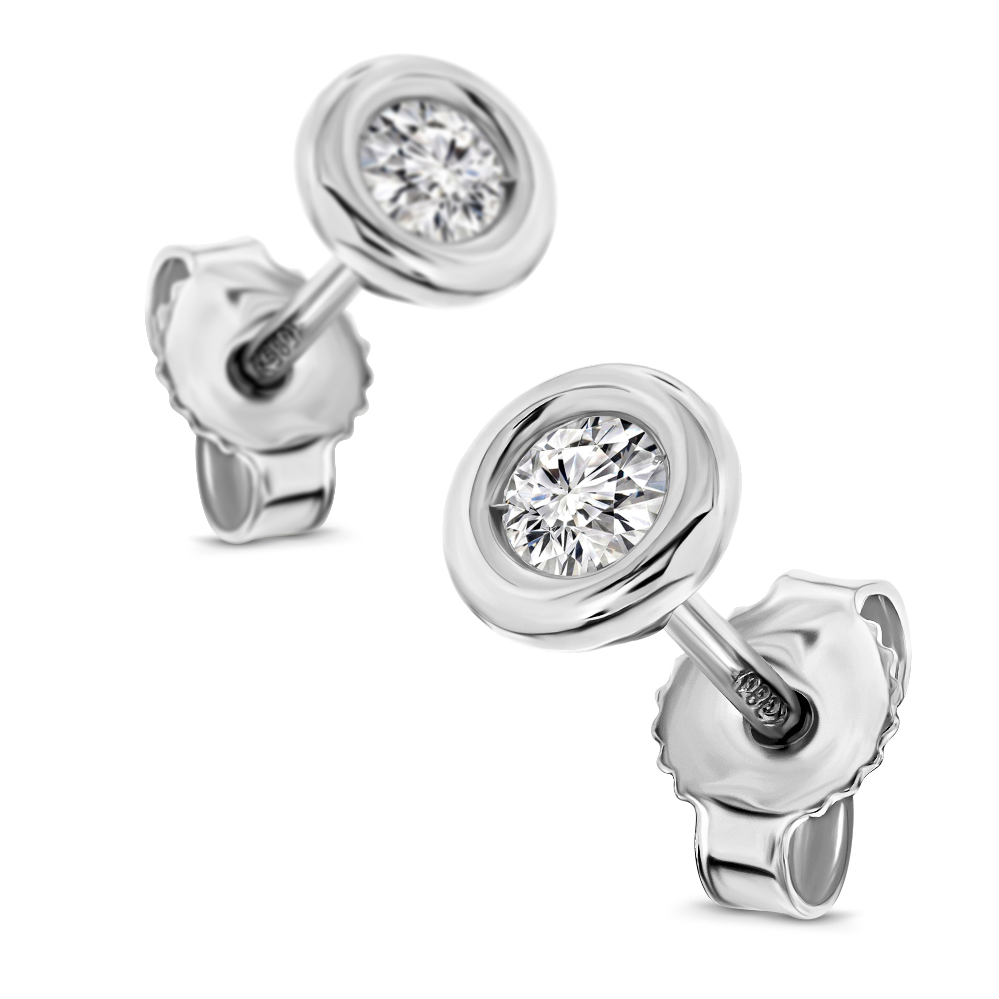 Miore Earrings Orecchini oro bianco 14kt 585