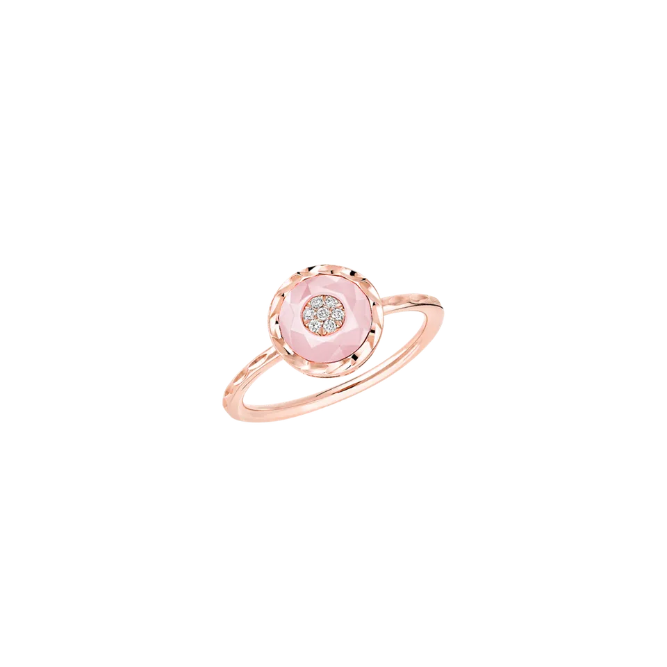 Korloff Je Play JJPR02 anello oro rosa opale diamanti